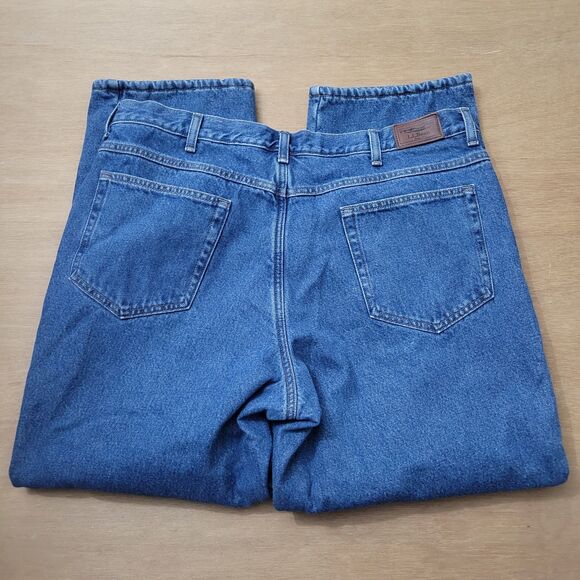 LL Bean Men's Double Fleece Lined Jeans Size 40x30 Item # 162344 - Picture 3 of 10